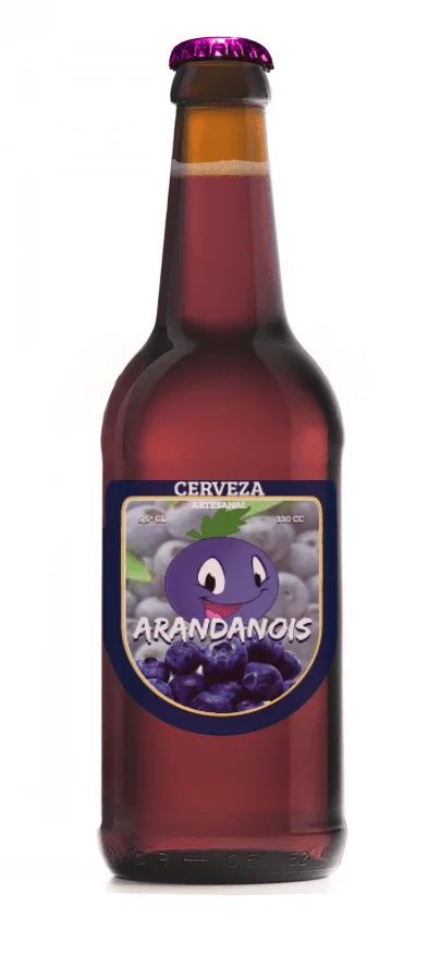 alt cerveza con pulpa de ar??ndano
