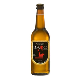 Botella de cerveza BACO golden miel