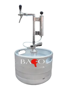 Barril de cerveza BACO con party pump