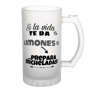 Shopero con motivo de michelada