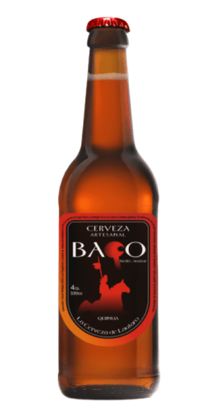 Botella de cerveza BACO KELLÜ ámbar ale
